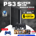 CONSOLA PLAYSTATION 3 SUPERSLIM 500 GB MAGICA-SEMI NUEVA