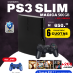 CONSOLA PLAYSTATION 3 SLIM 500 GB MAGICA-SEMI NUEVA