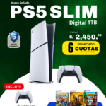 CONSOLA PLAYSTATION 5 SLIM DIGITAL - NUEVO