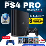 PLAYSTATION 4 PRO 1TB MAGICA-SEMI NUEVA