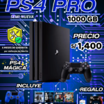 PLAYSTATION 4 PRO 1TB MAGICA-SEMI NUEVA